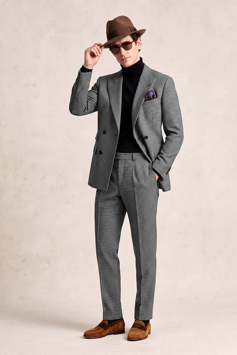 Gray 100% Merino Wool Suits