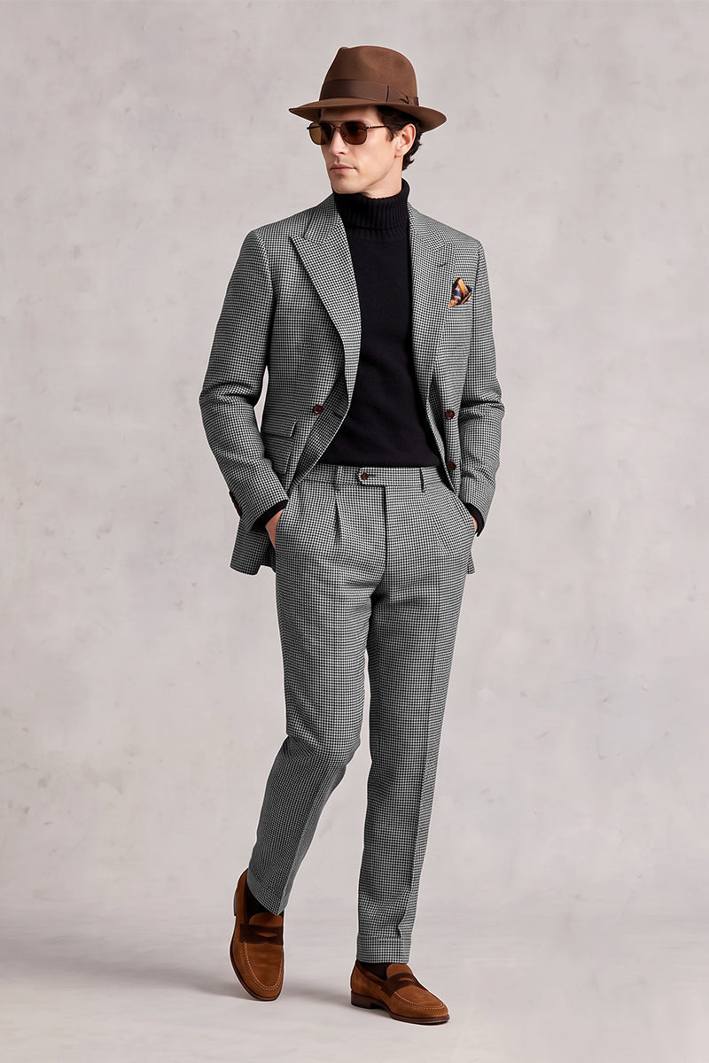 Gray 100% Merino Wool Suits