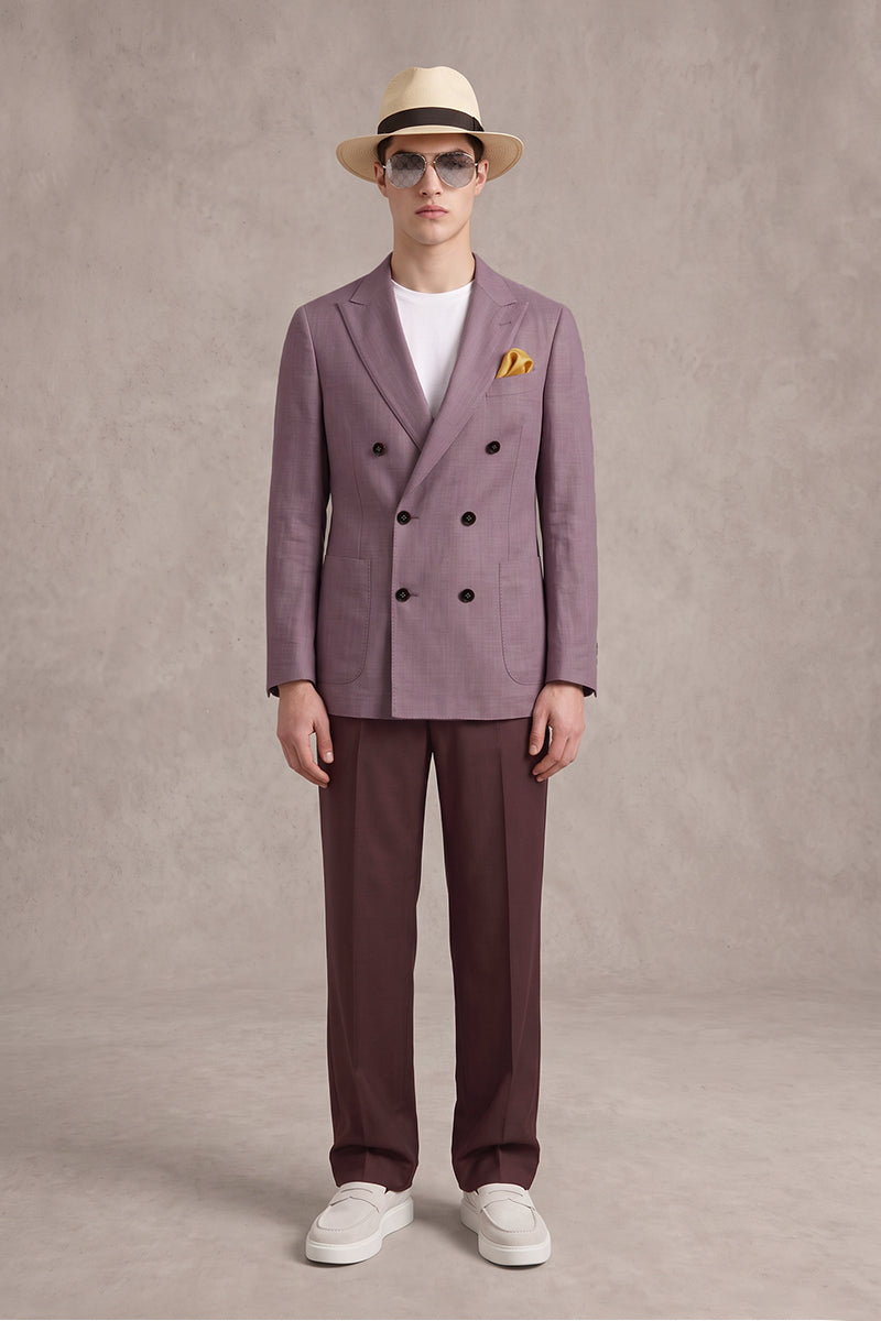 Purple 50% Merino Wool Suits