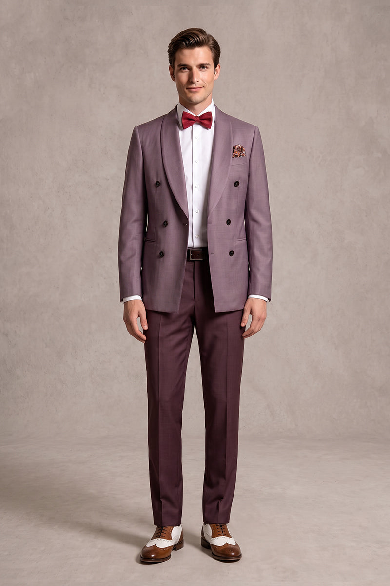 Purple 50% Merino Wool Blazers