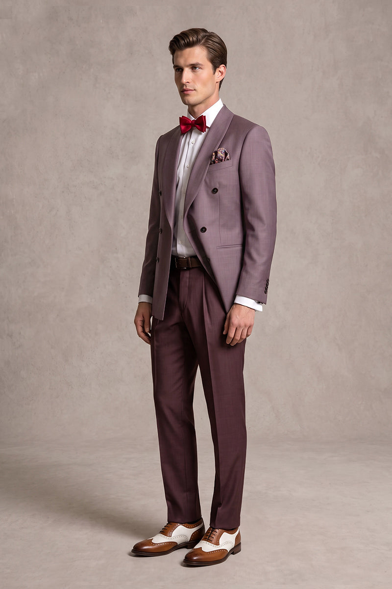 Purple 50% Merino Wool Blazers