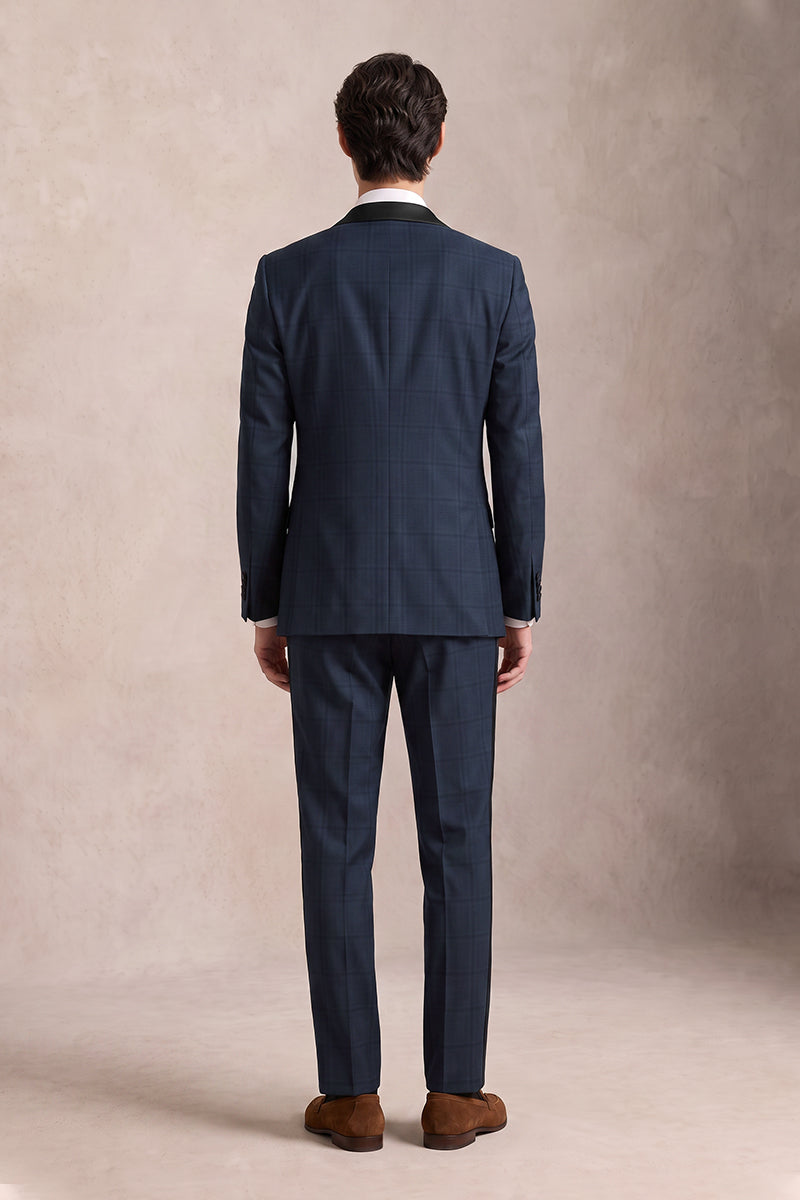 Blue 50% Merino Wool Blazers