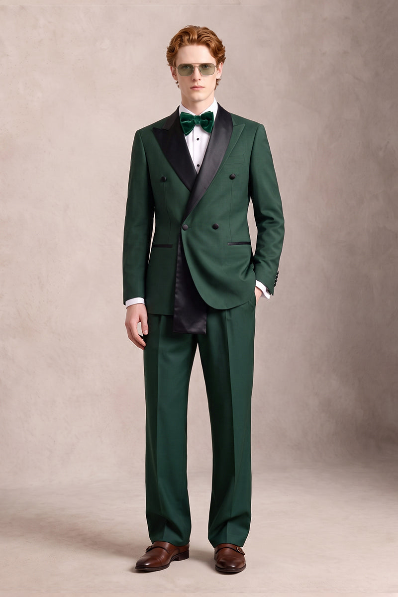 Forest Green 50% Merino Wool Suits