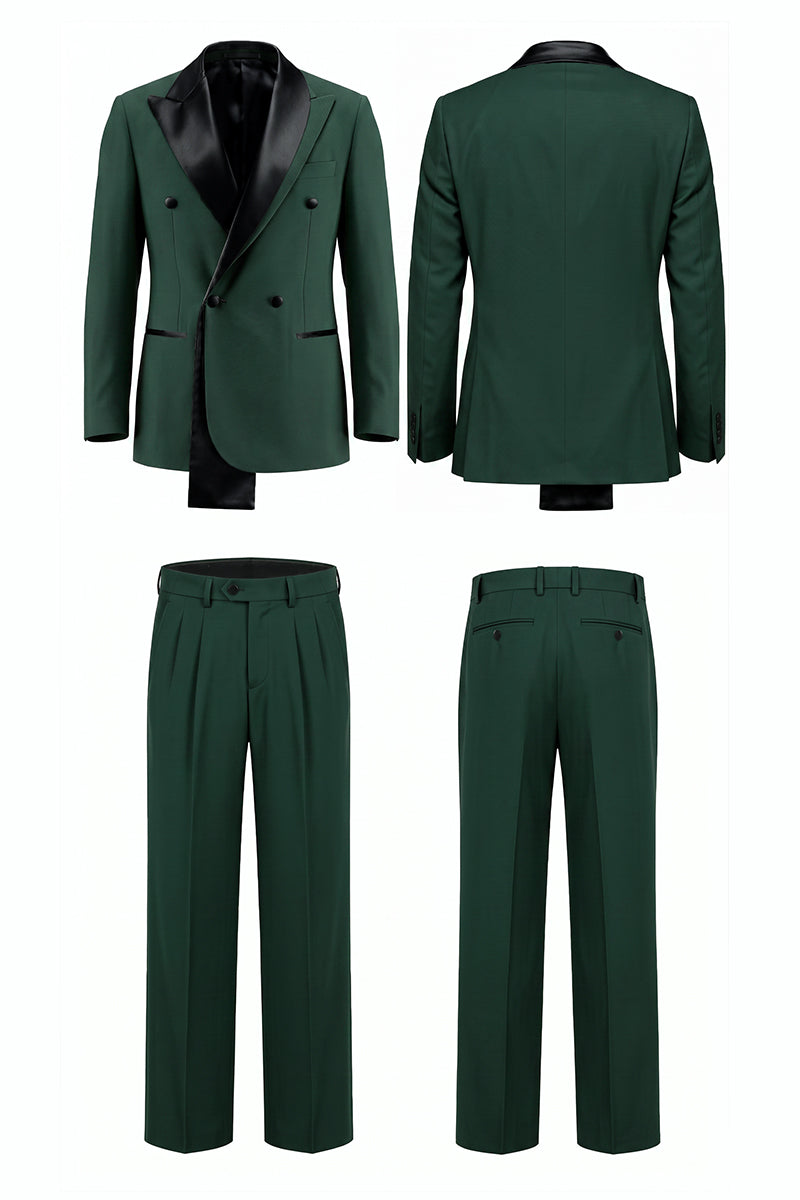 Forest Green 50% Merino Wool Suits
