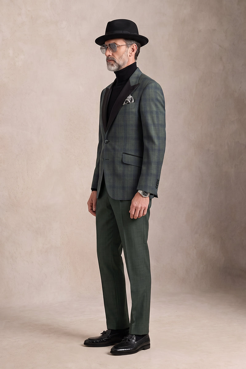 Gray Green 50% Merino Wool Suits
