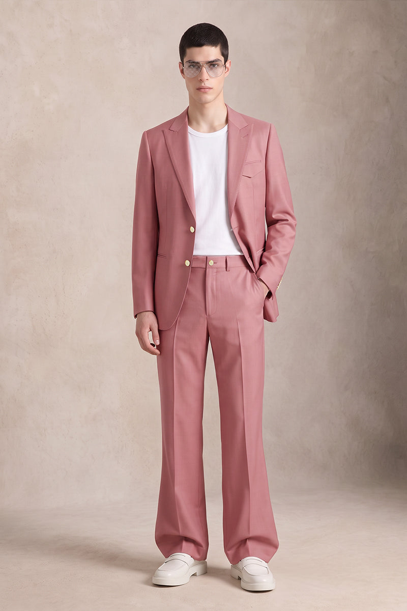 Pink 100% Merino Wool Suits