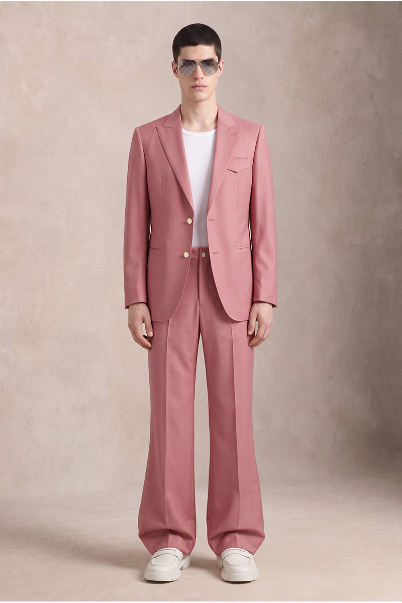 Pink 100% Merino Wool Suits