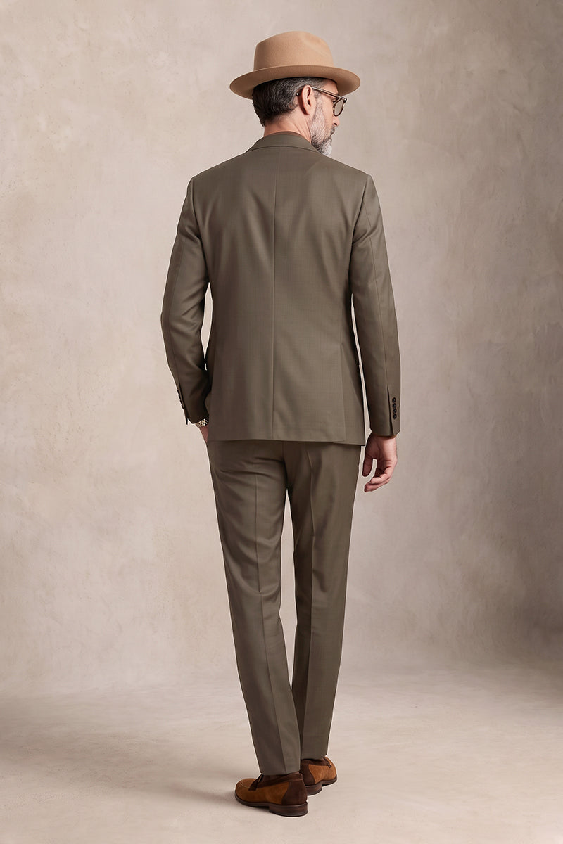 Brown 100% Merino Wool Suits