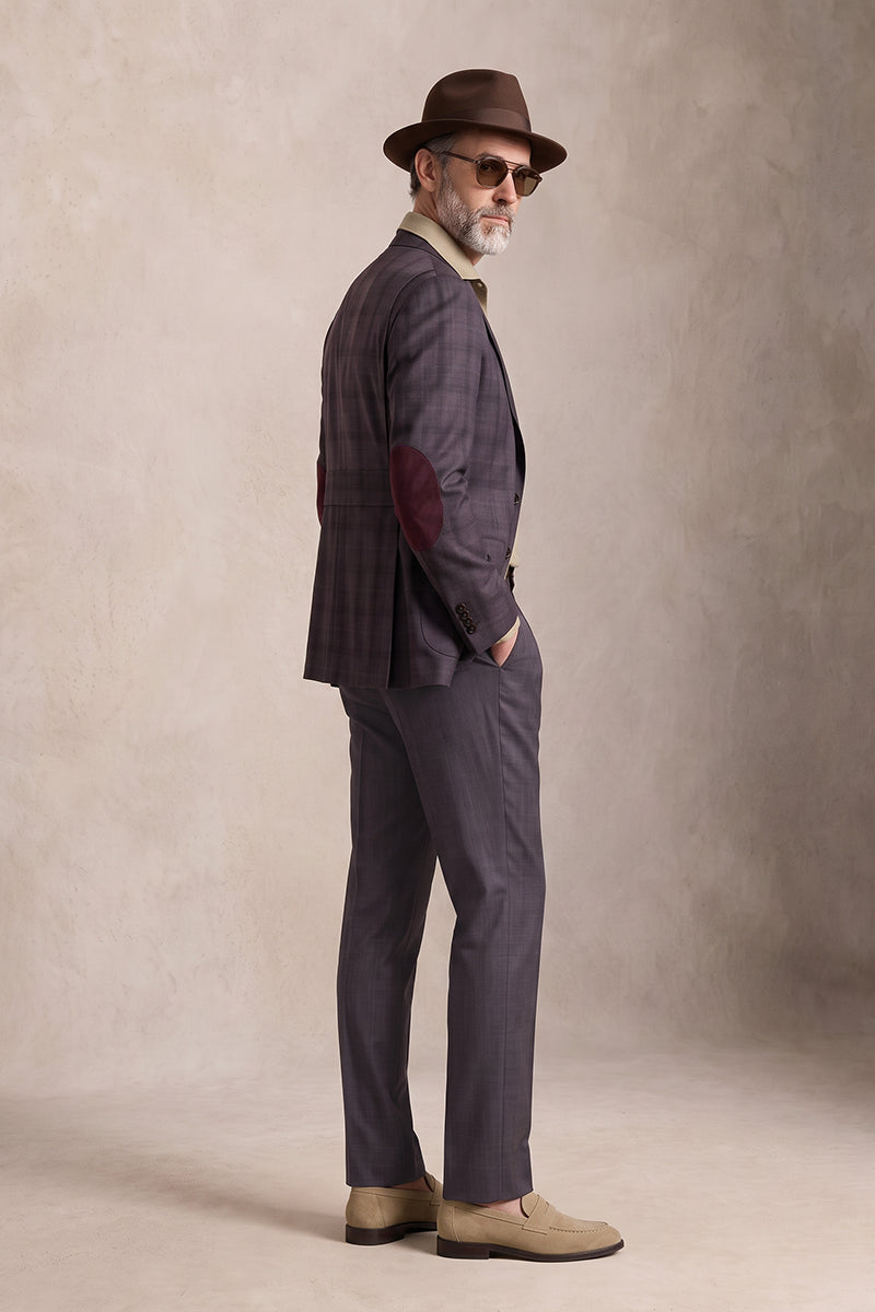 Mauve 50% Merino Wool Suits