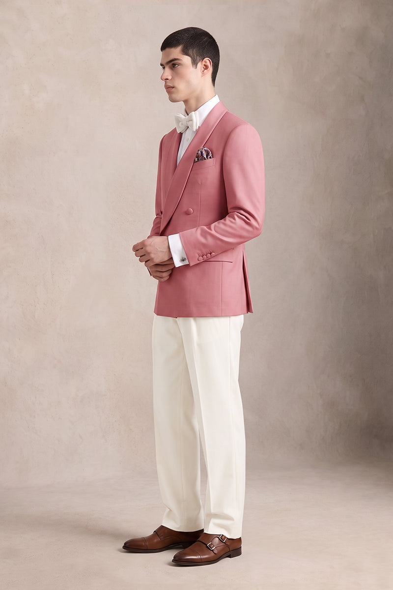 Pink 100% Merino Wool Suits
