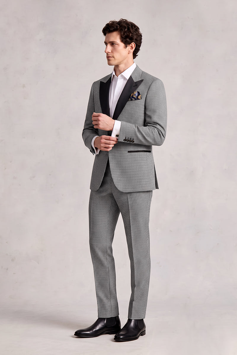 Black 100% Merino Wool Suits