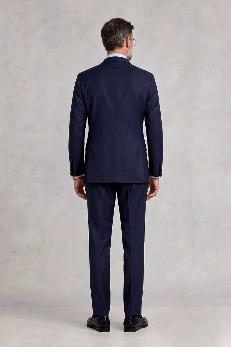 Navy Blue 55% Merino Wool Suits