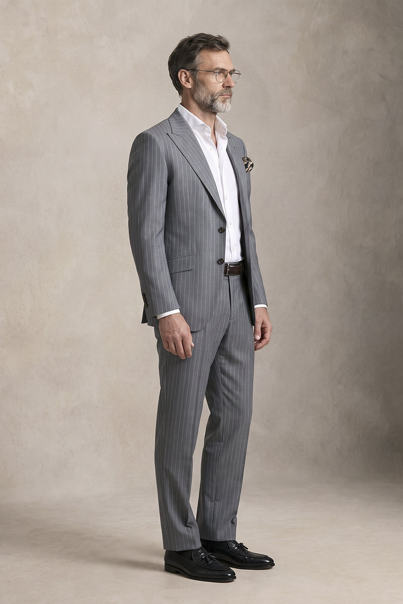 Gray 50% Merino Wool Blazers