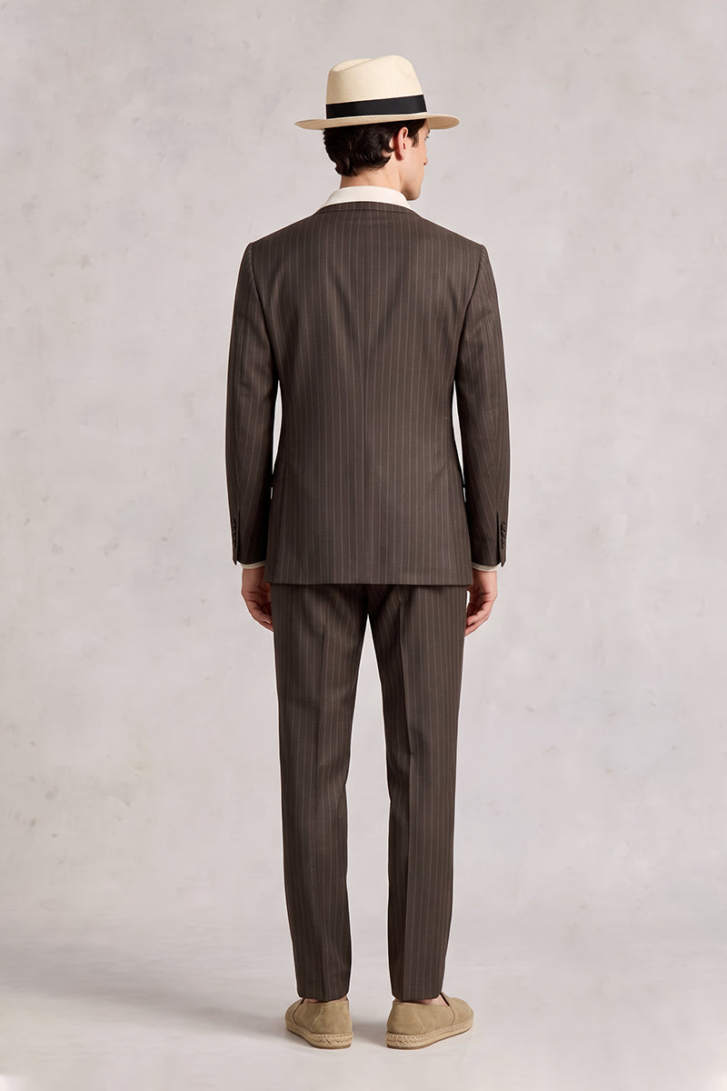 Brown 50% Merino Wool Suits