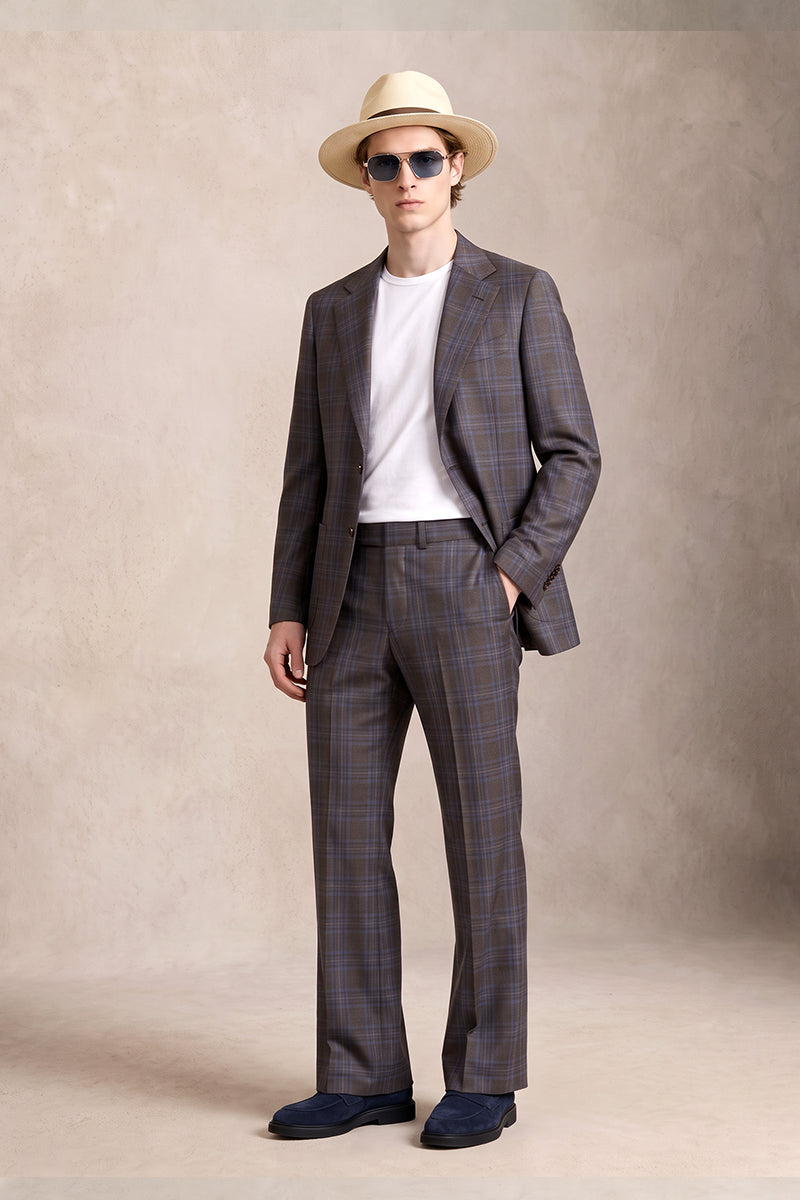 Brown 50% Merino Wool Suits