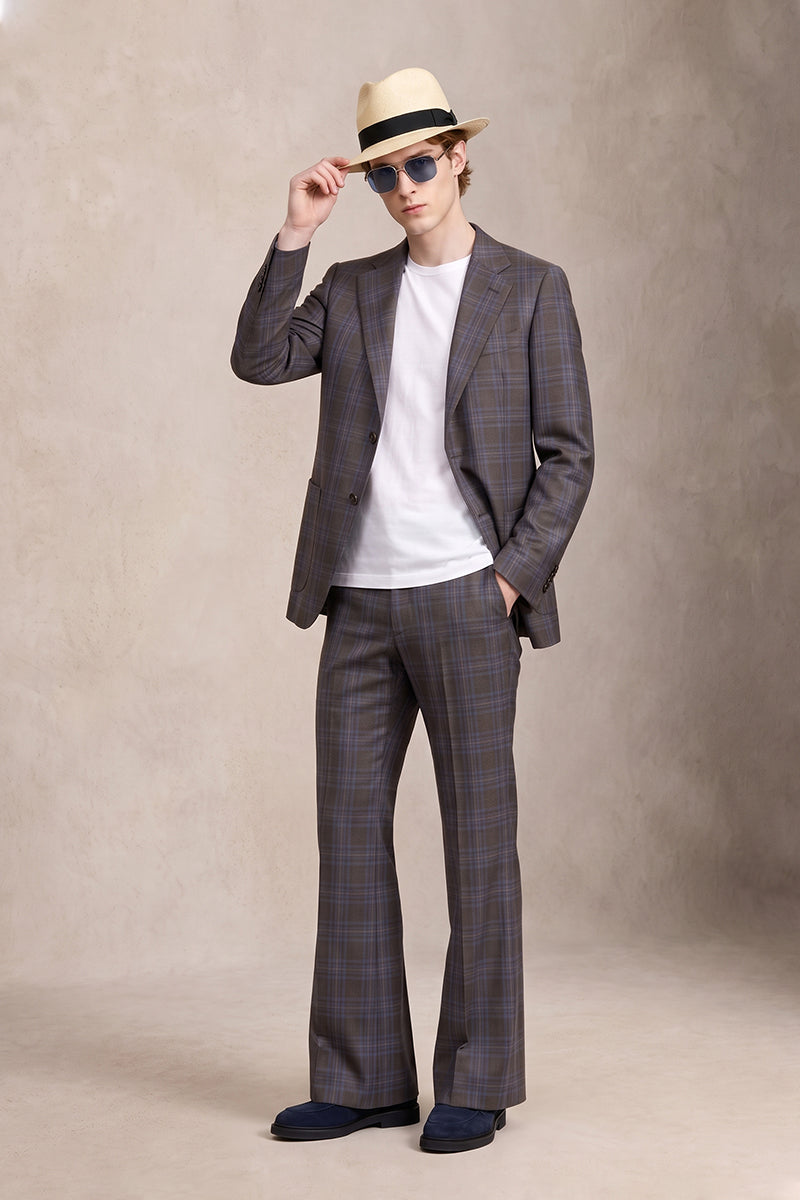 Brown 50% Merino Wool Suits
