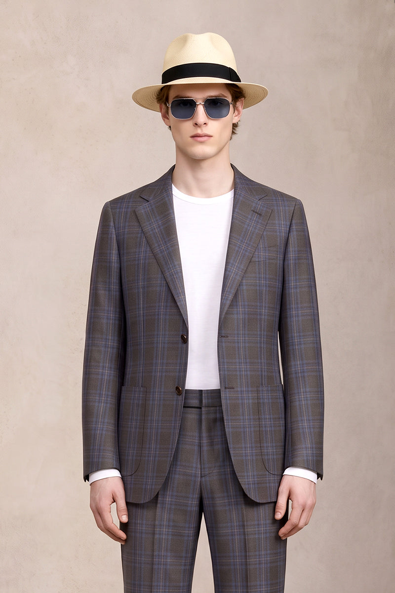 Brown 50% Merino Wool Suits