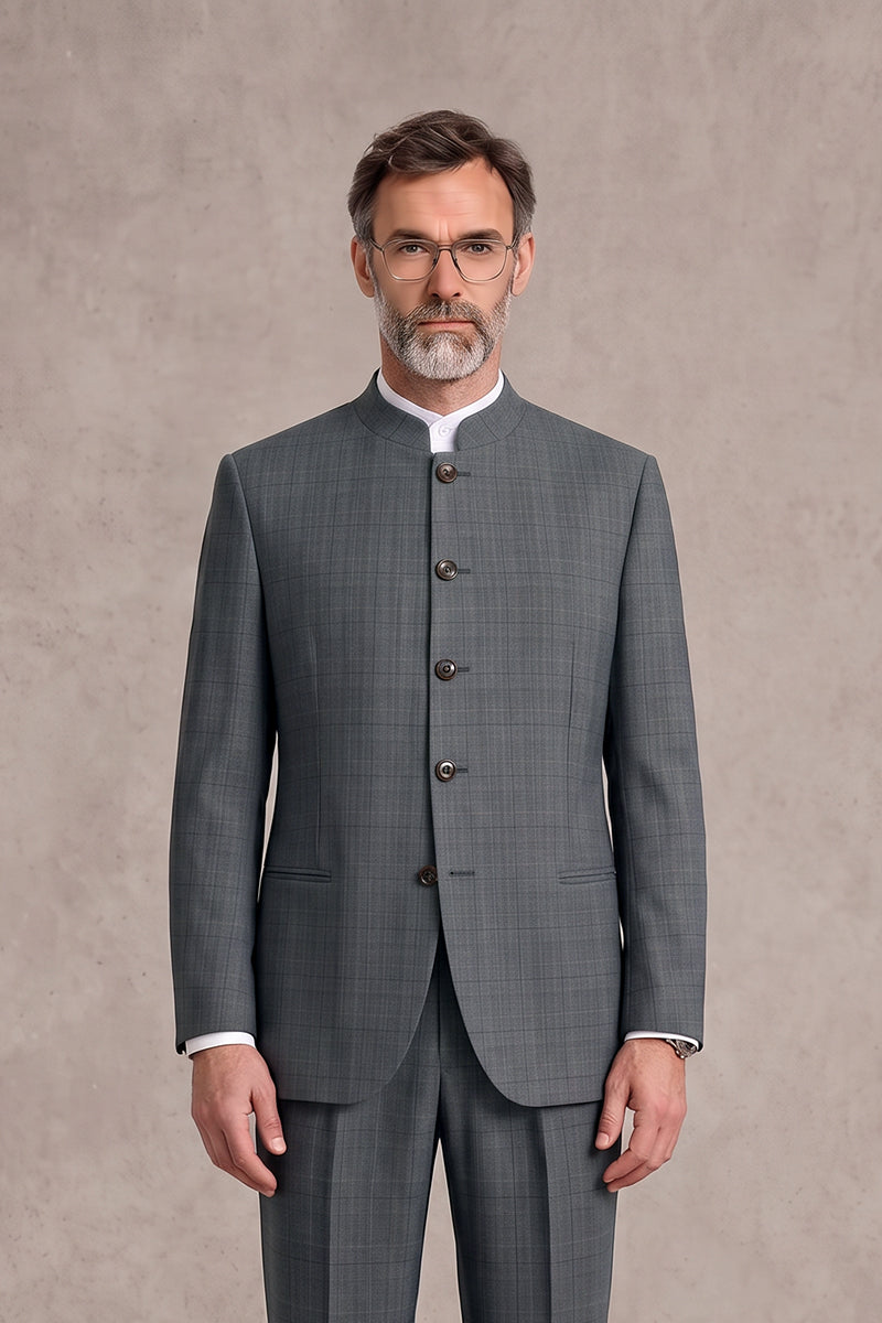 Gray 50% Merino Wool Suits