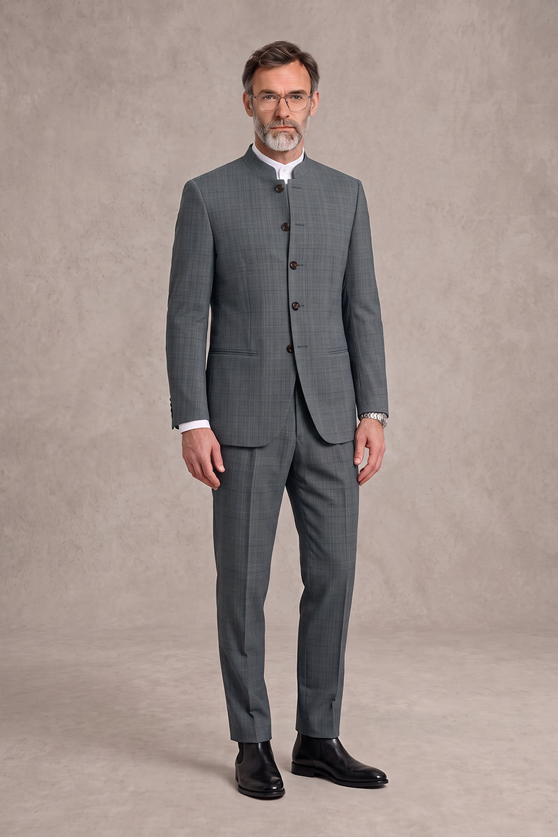 Gray 50% Merino Wool Suits