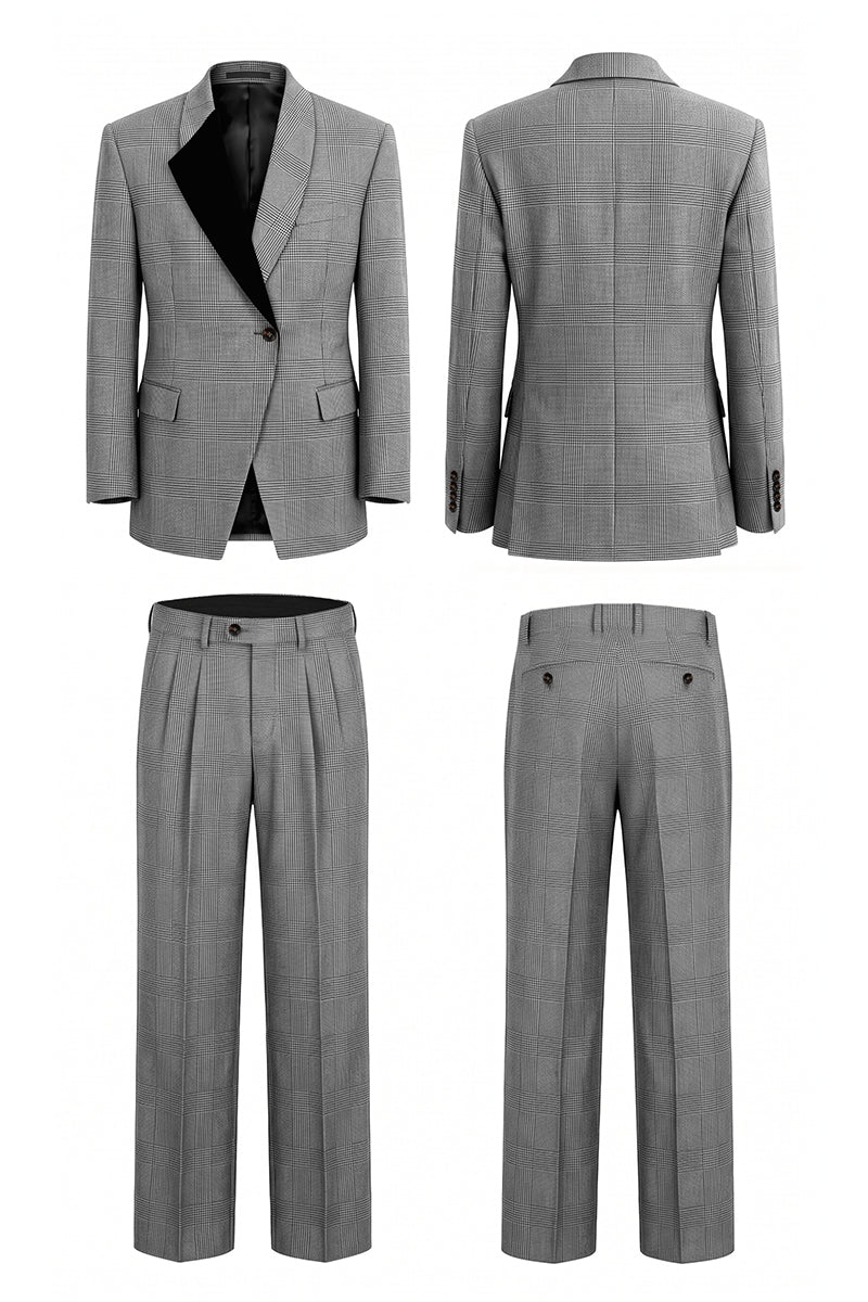 Gray 50% Merino Wool Suits