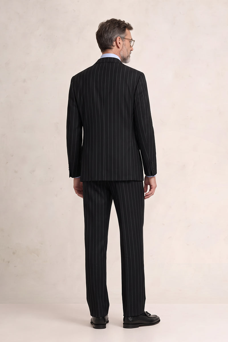 Black 100% Merino Wool Suits
