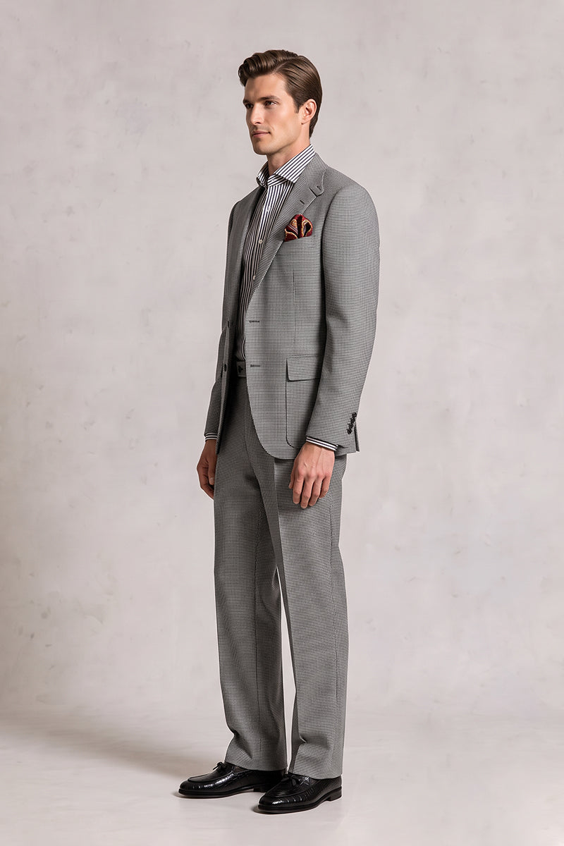Gray 100% Merino Wool Suits
