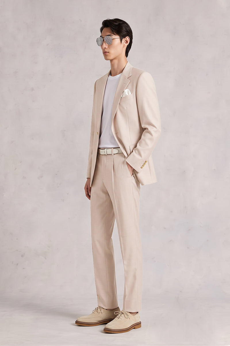 Pink 100% Merino Wool Suits