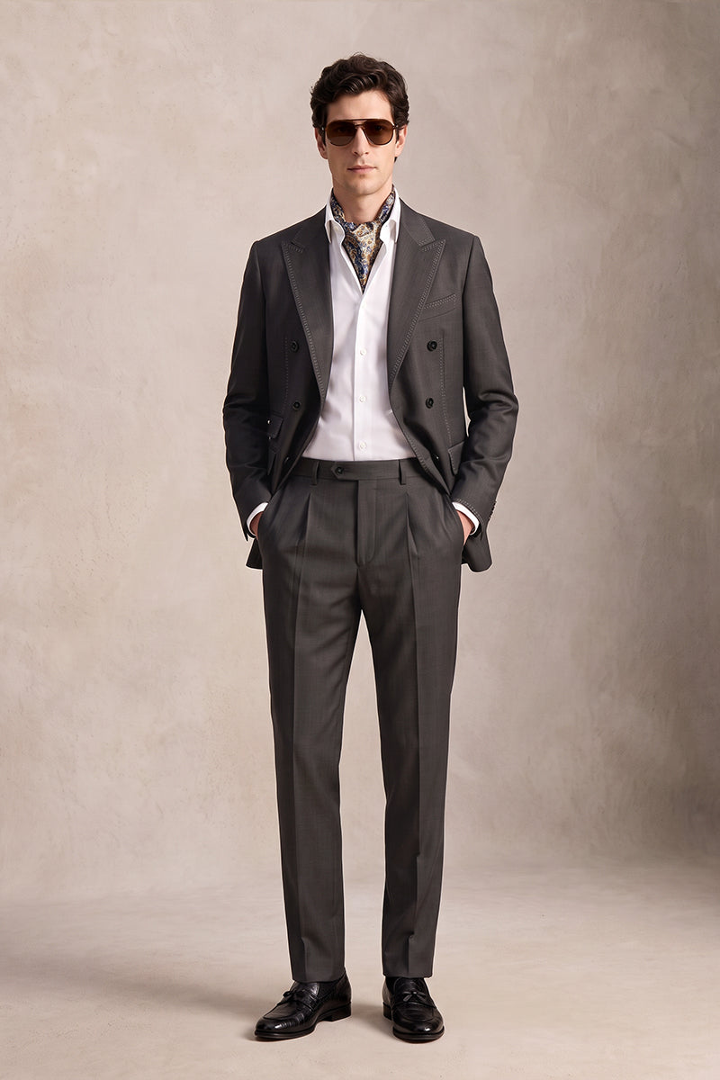 Brown 100% Merino Wool Suits