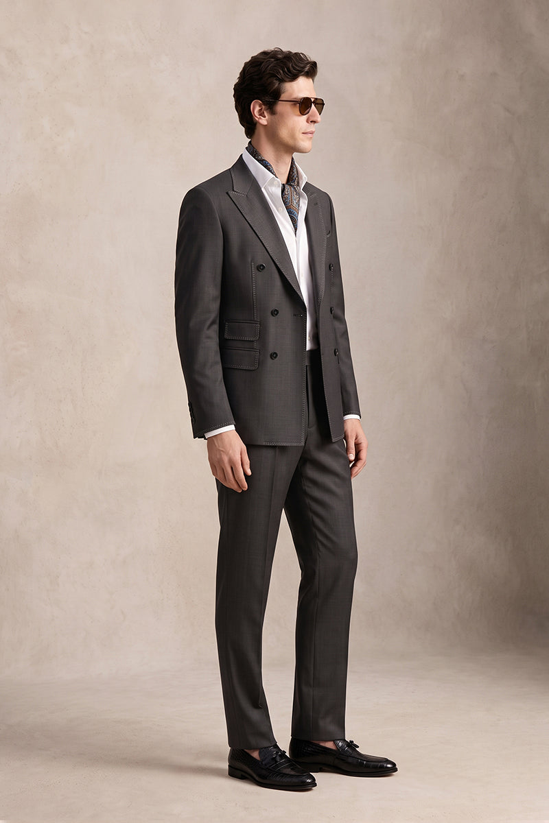 Brown 100% Merino Wool Suits