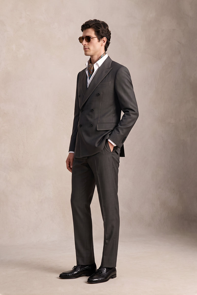 Brown 100% Merino Wool Suits