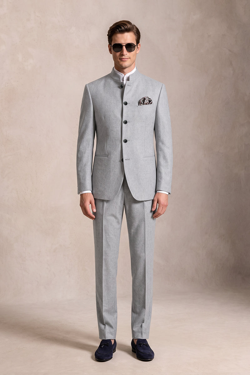 Light Gray 70% Merino Wool Suits