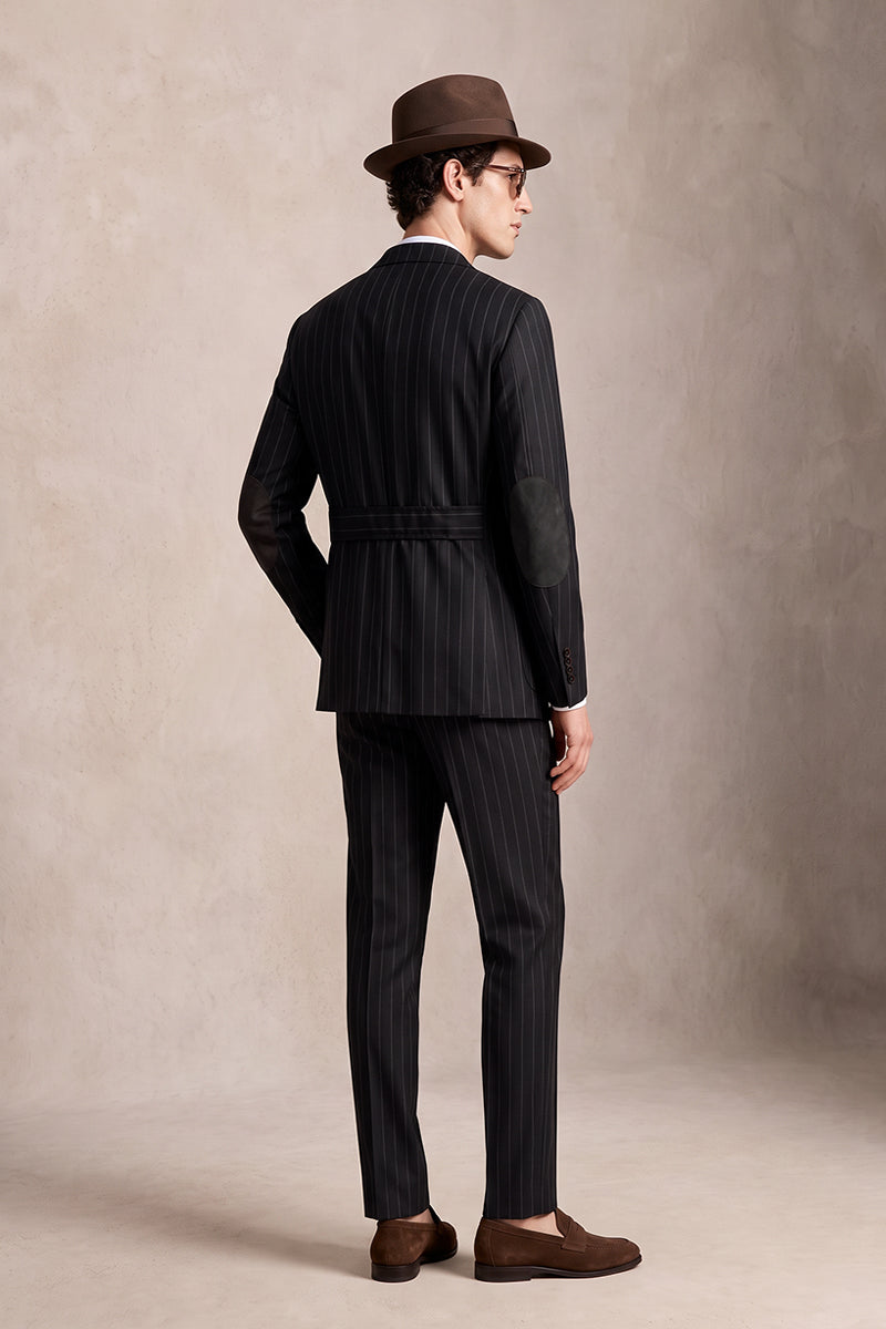 Black 100% Merino Wool Suits