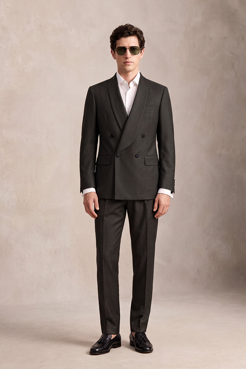 Brown 100% Merino Wool Suits