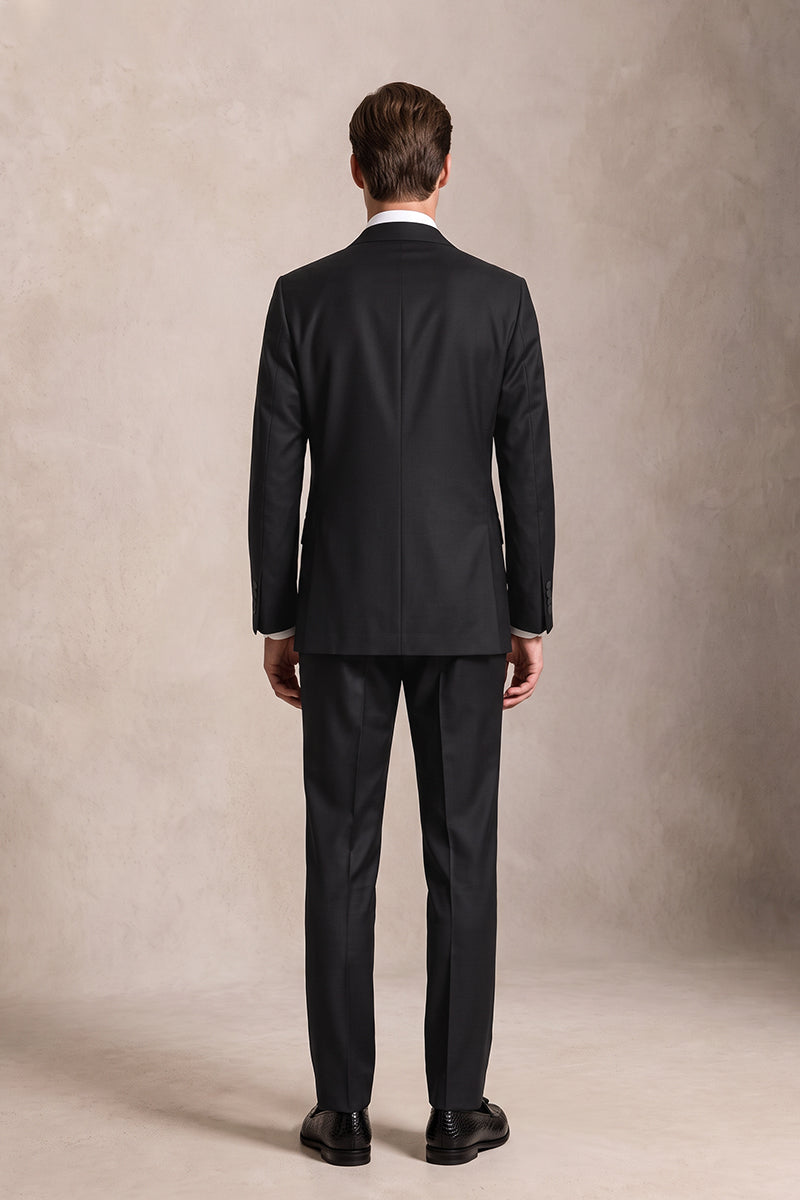 Black 70% Merino Wool Suits