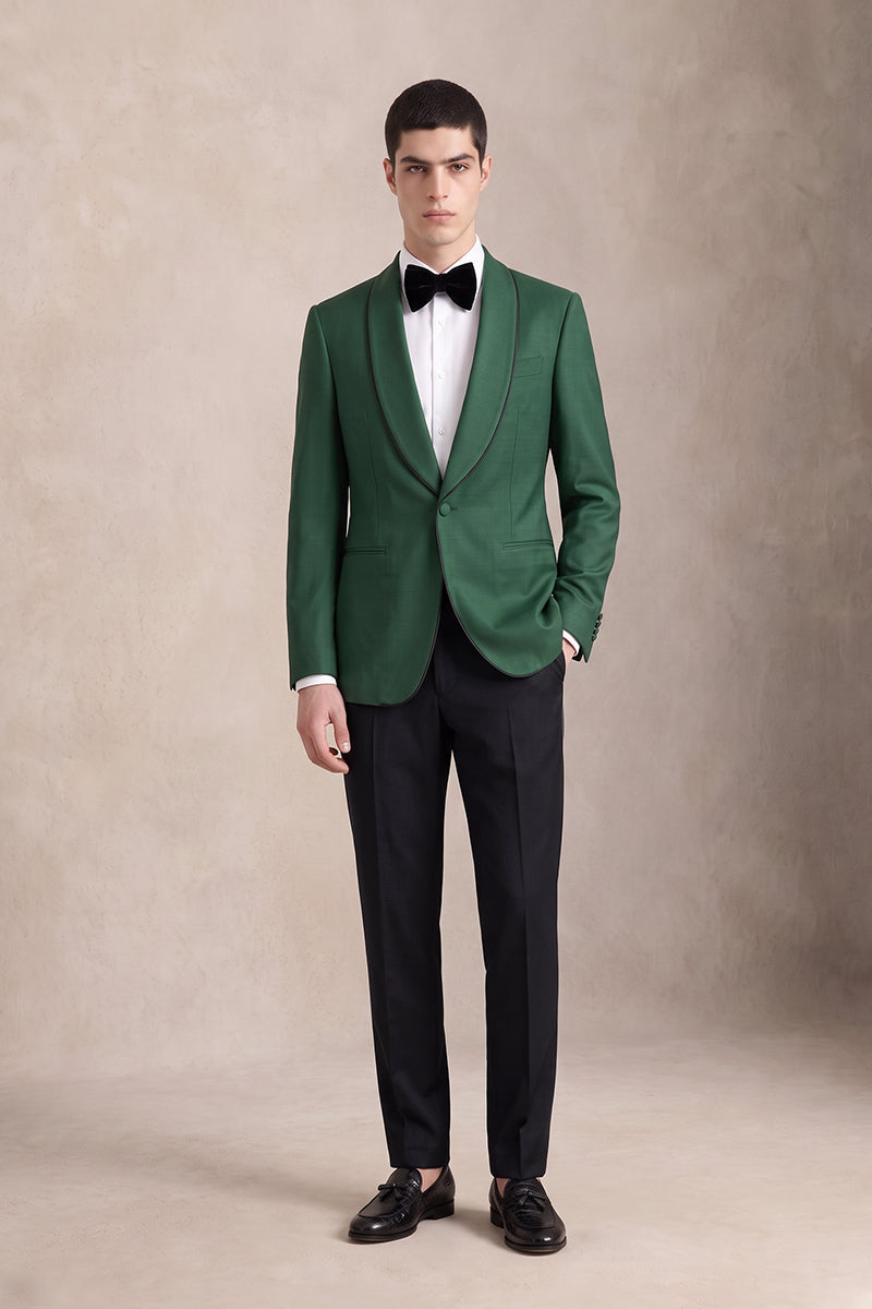 Forest Green 50% Merino Wool Suits