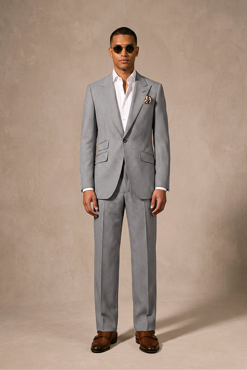 Gray 100% Merino Wool Suits
