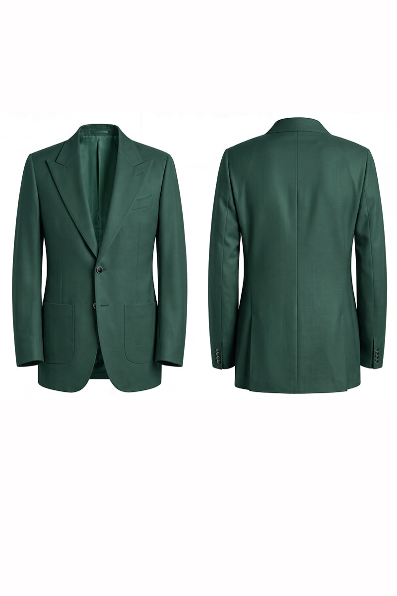 Forest Green 30% Merino Wool Blazers