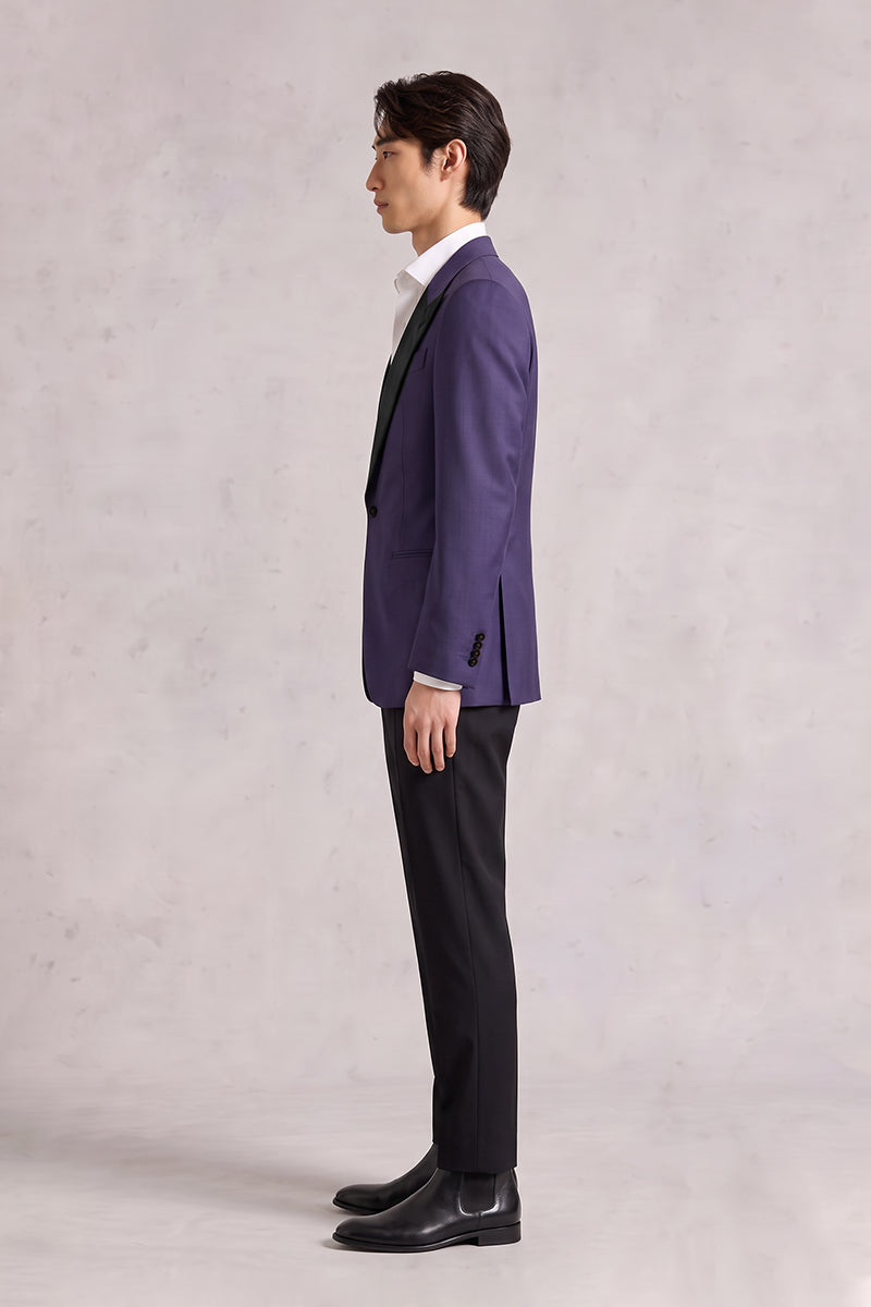 Deep Purple 70% Merino Wool Blazers