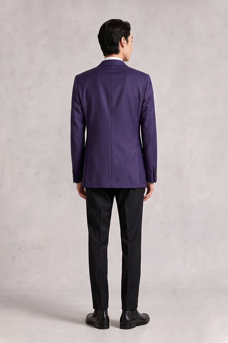 Deep Purple 70% Merino Wool Blazers