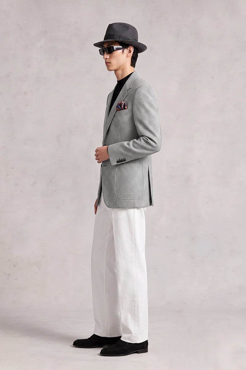 Gray 50% Merino Wool Blazers