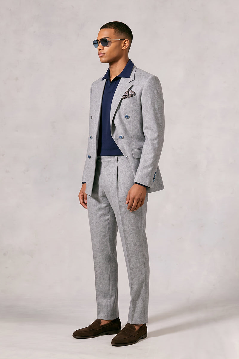 Light Gray 70% Merino Wool Suits