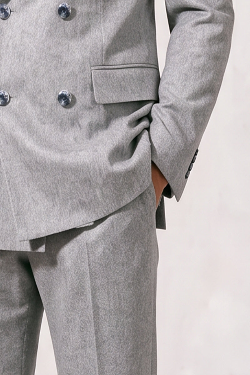 Light Gray 70% Merino Wool Suits
