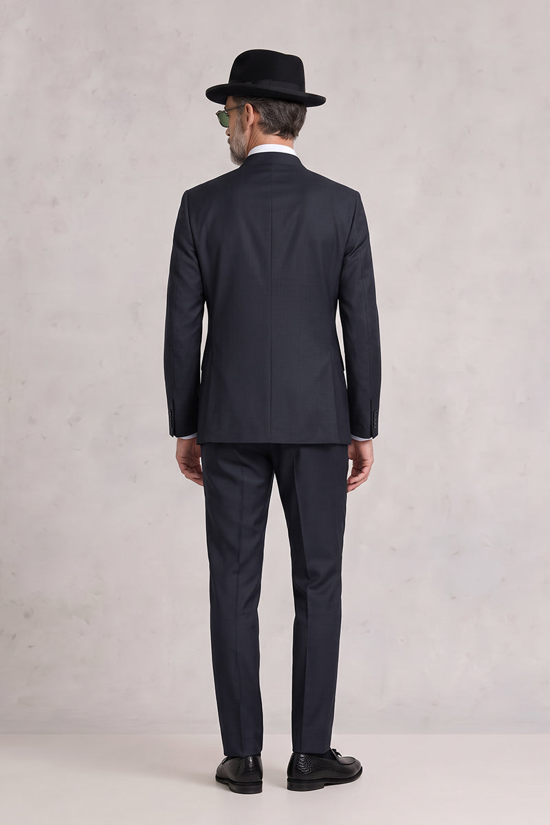 Navy Blue 55% Merino Wool Suits