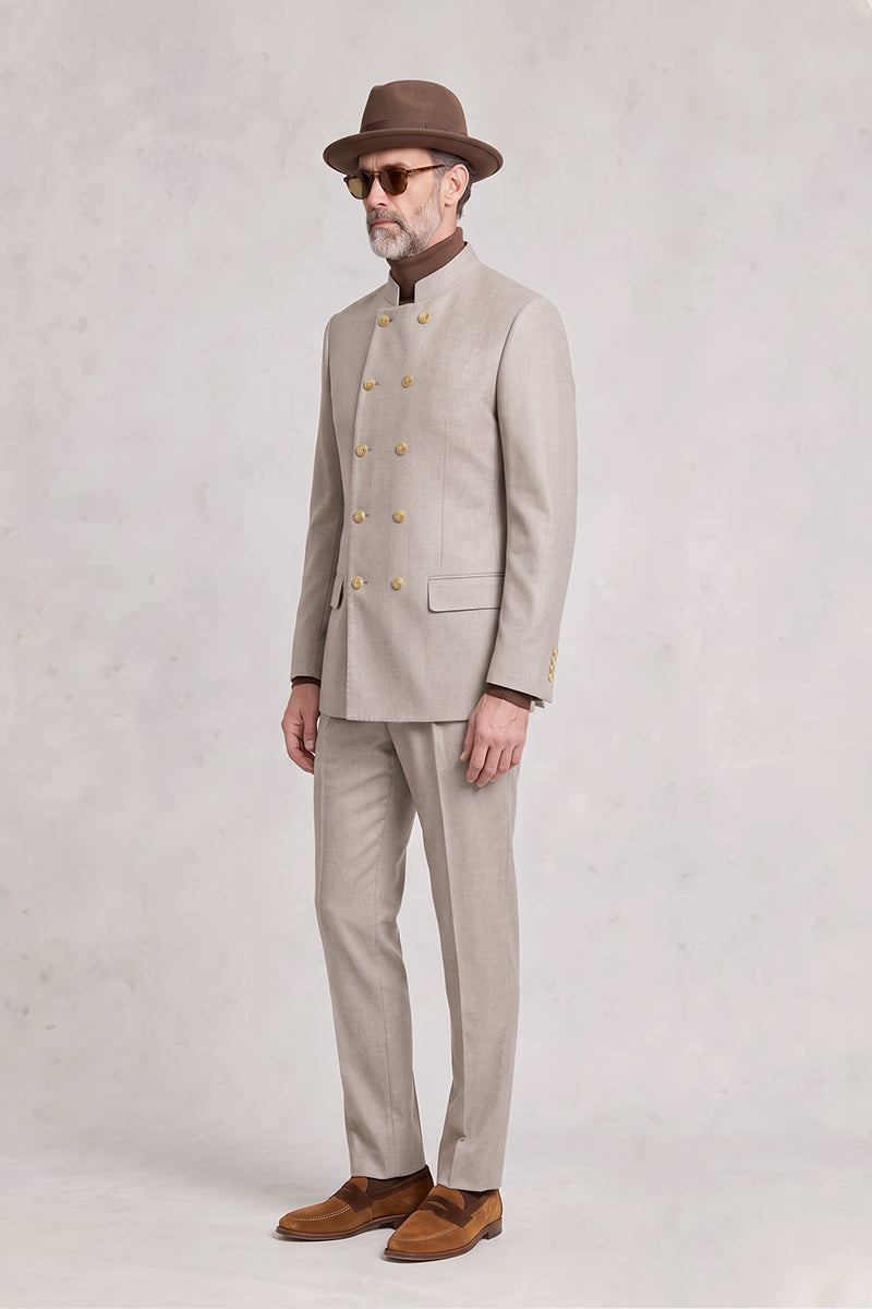 Light Beige 70% Merino Wool Suits