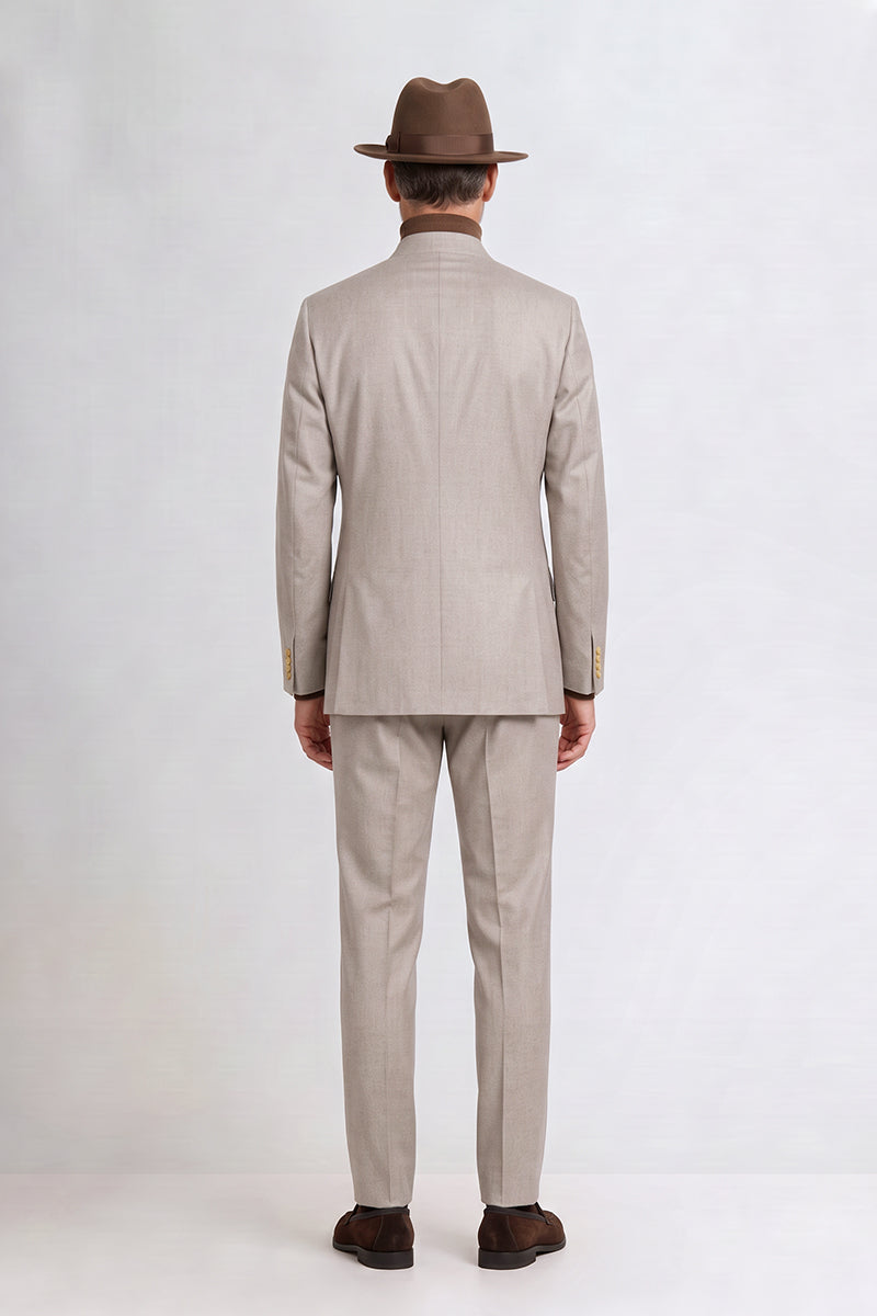 Light Beige 70% Merino Wool Suits