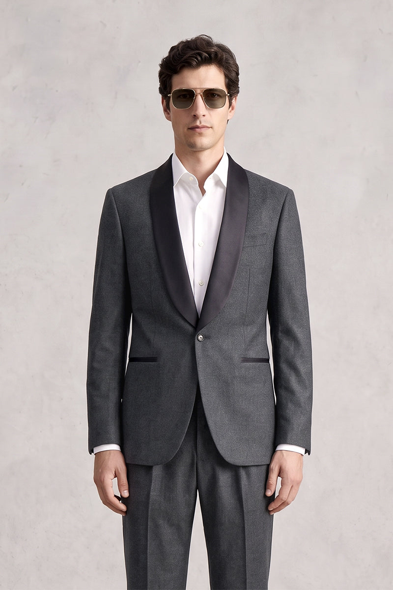 Black 70% Merino Wool Suits