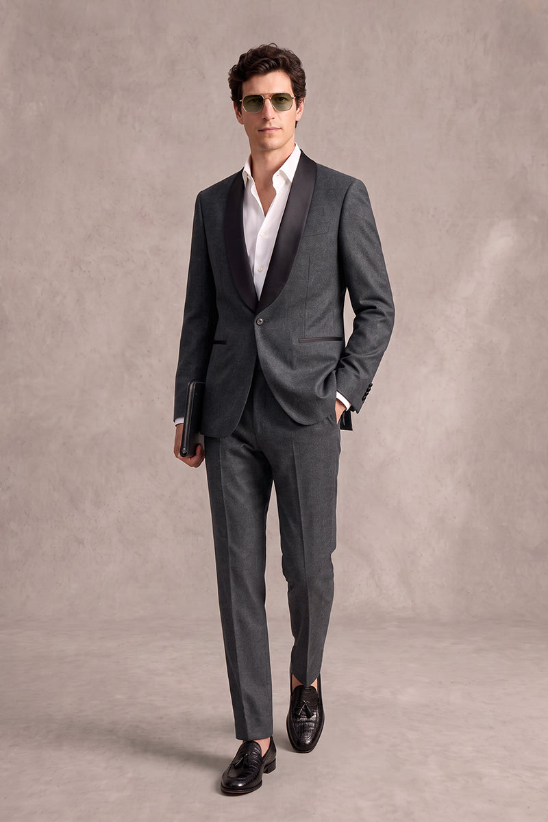 Black 70% Merino Wool Suits