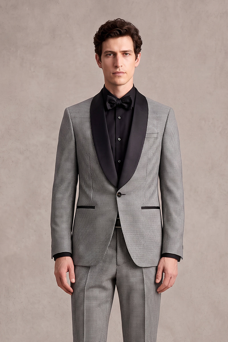 Gray 100% Merino Wool Suits