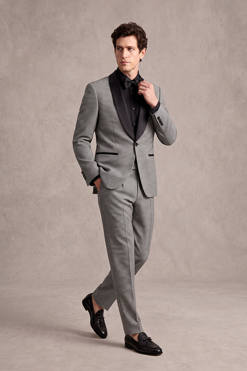 Gray 100% Merino Wool Suits