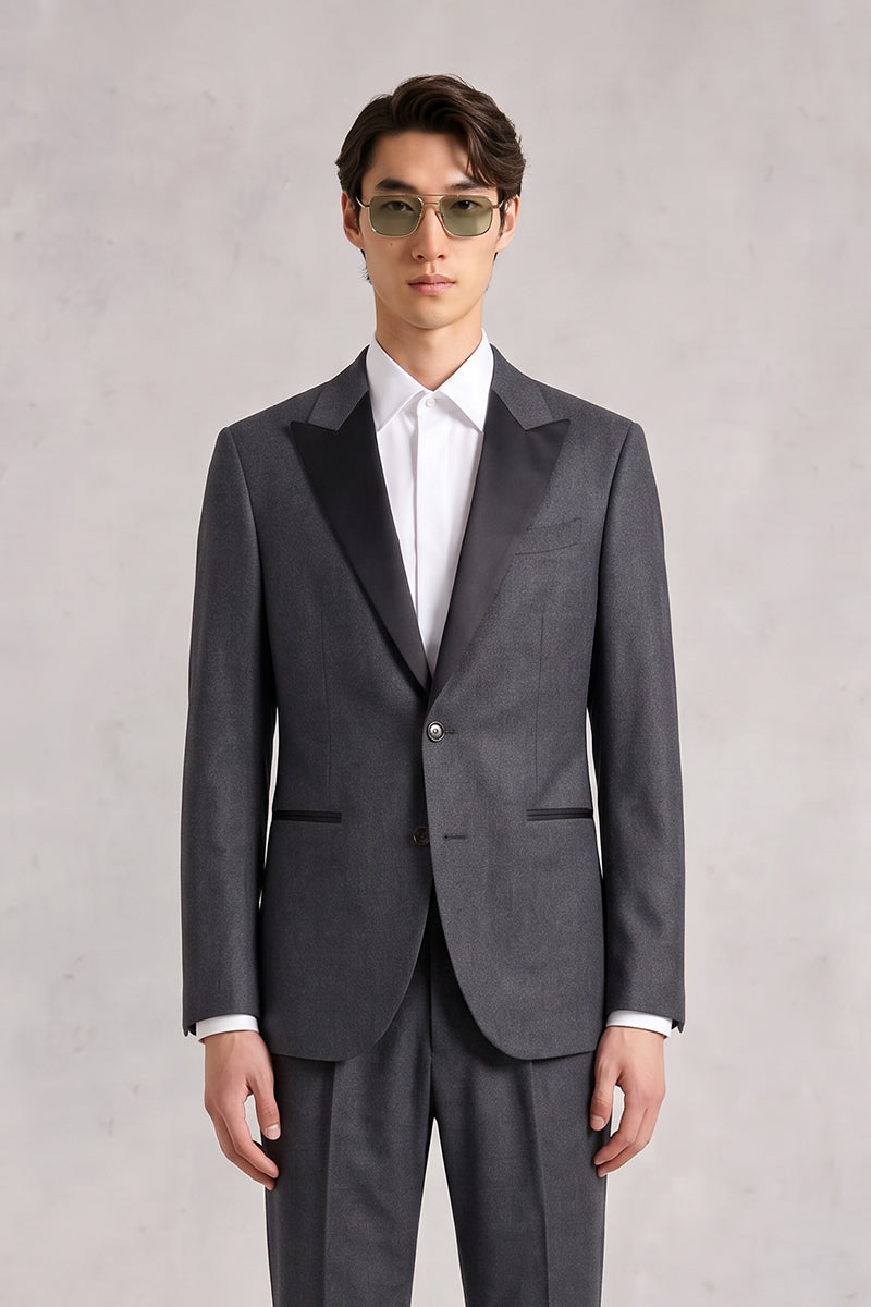 Black 70% Merino Wool Suits